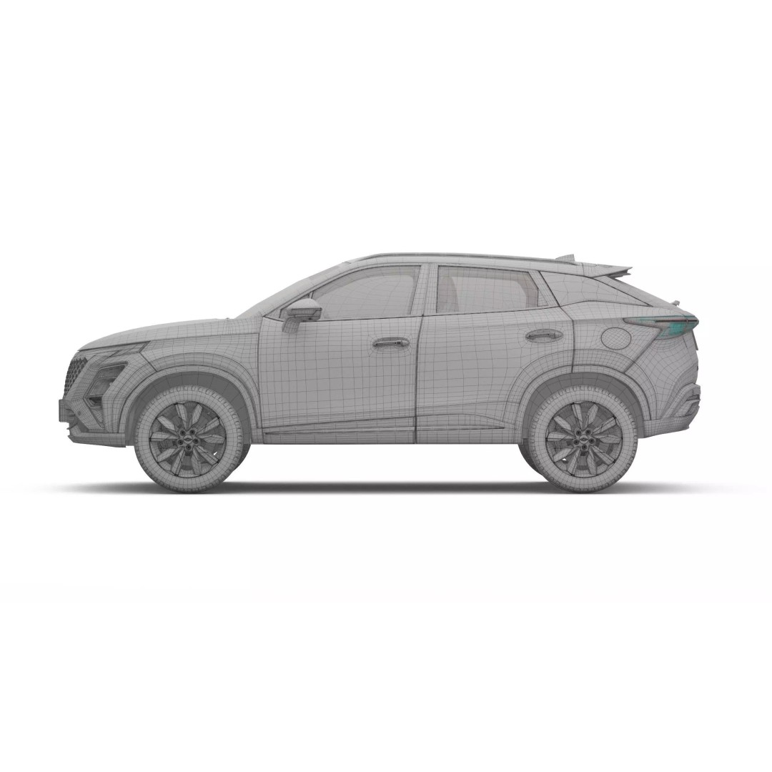 2026 Chery Omoda 5 SHS-H 3D Model – Right Hand Drive with Interior, FBX - View 23