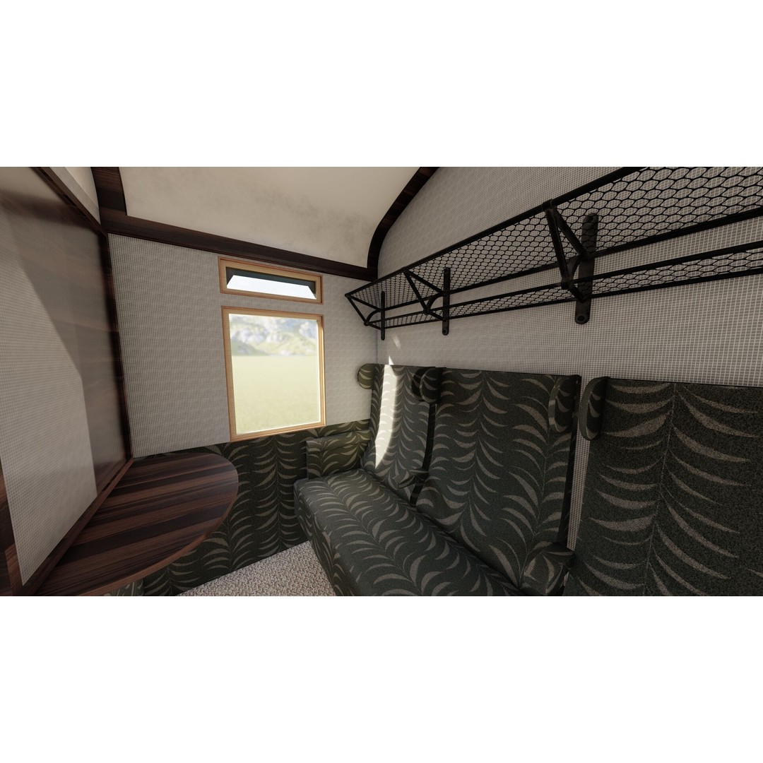 Vintage Steam Train 3D Model – Detailed Retro Rail Asset, FBX & OBJ - View 26