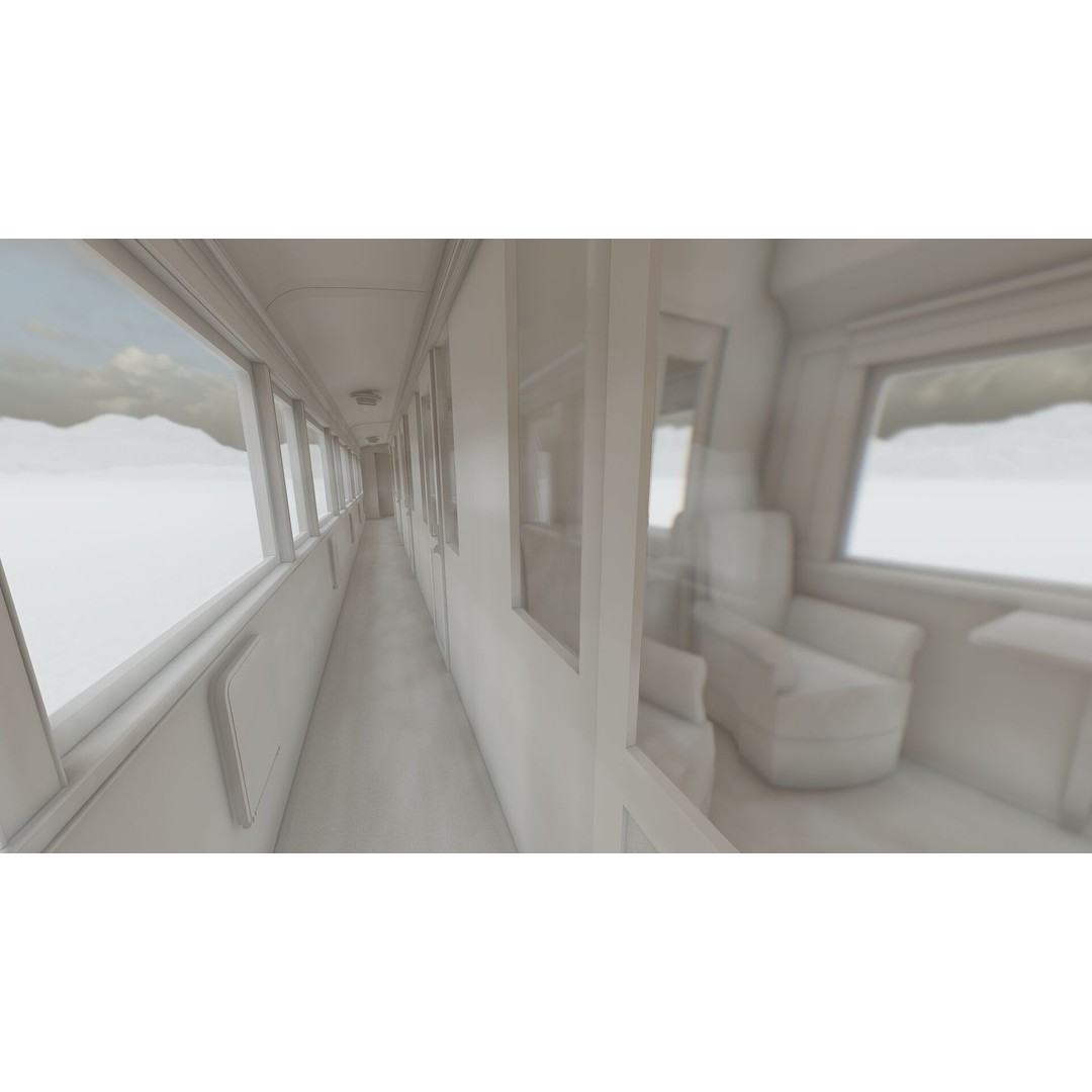 Vintage Steam Train 3D Model – Detailed Retro Rail Asset, FBX & OBJ - View 37