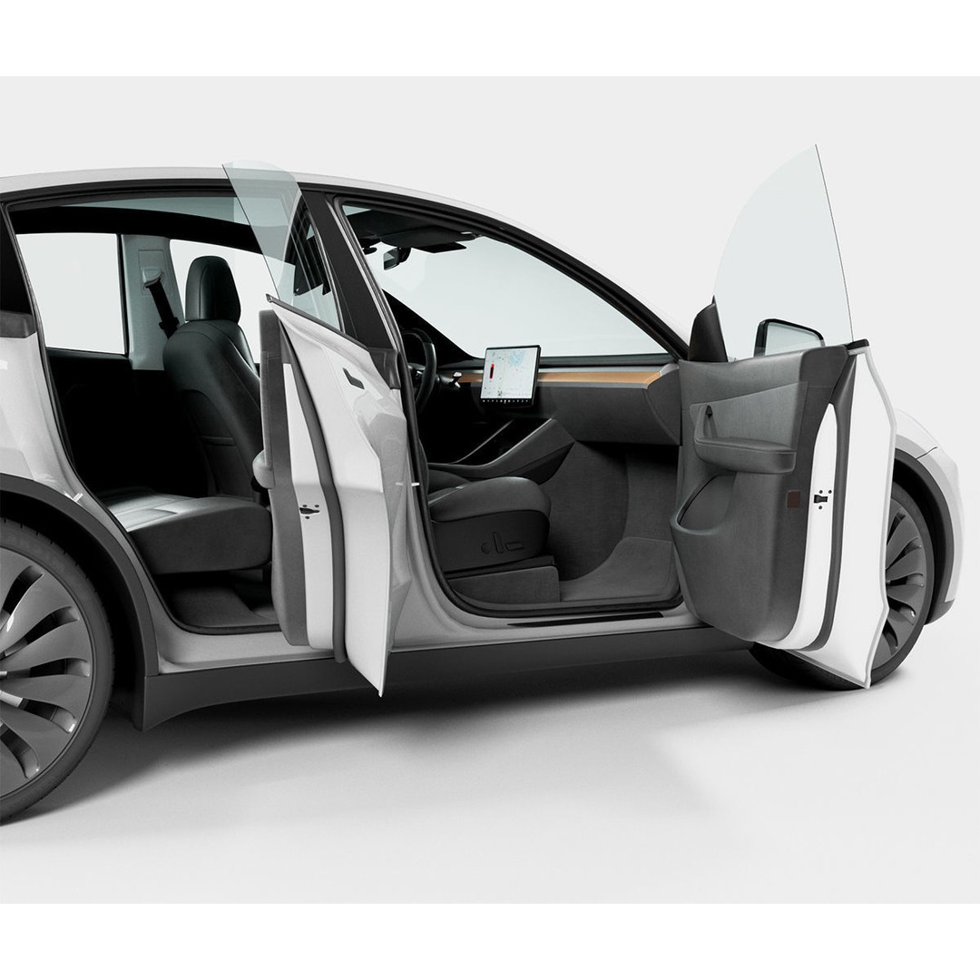 Tesla Model Y 3D Model – High Poly SUV with PBR Textures, FBX - View 14