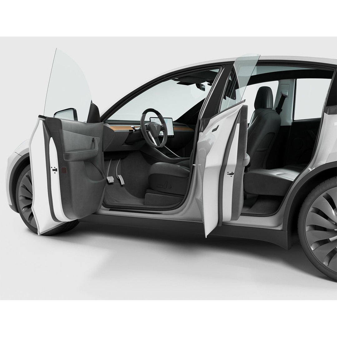 Tesla Model Y 3D Model – High Poly SUV with PBR Textures, FBX - View 16