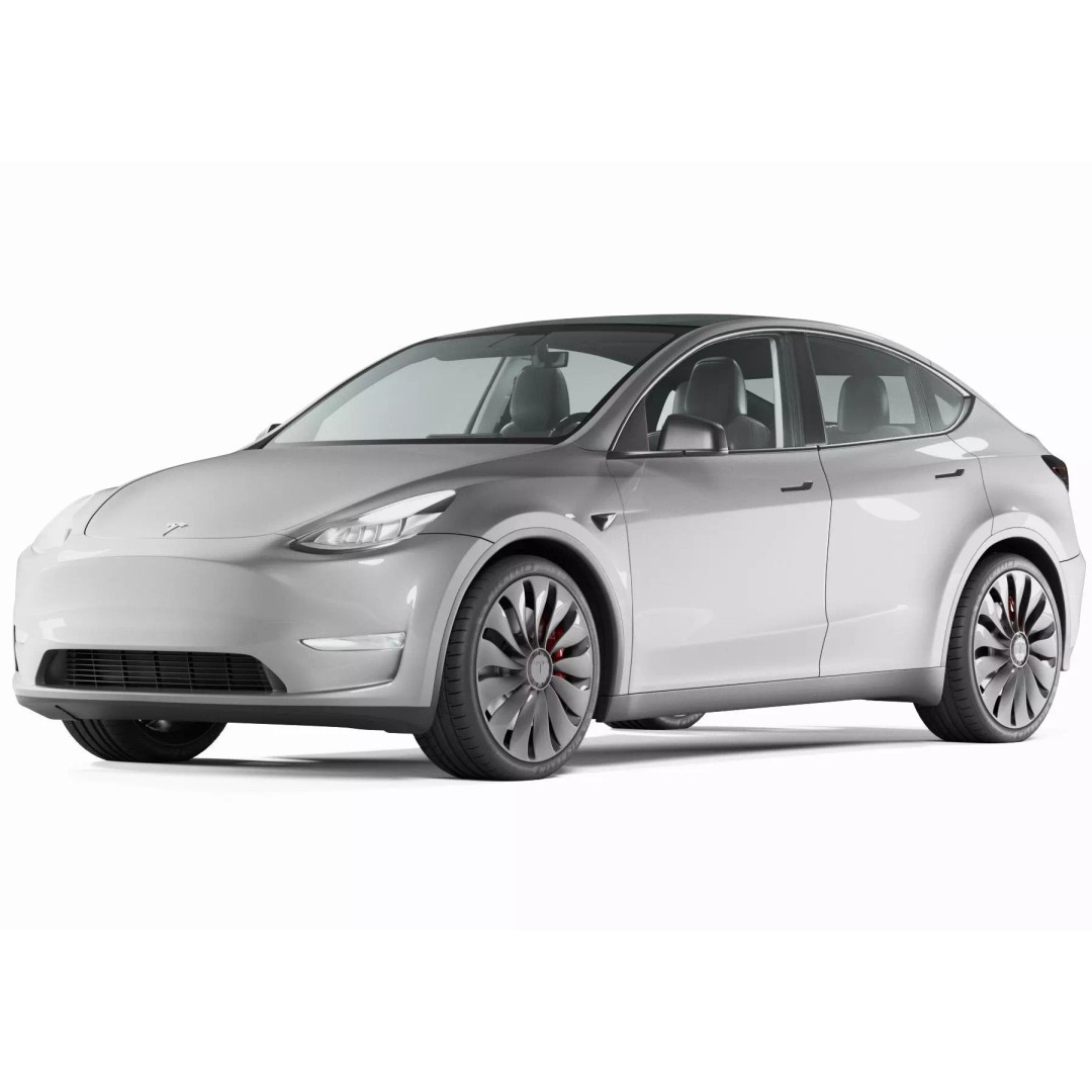 Tesla Model Y 3D Model – High Poly SUV with PBR Textures, FBX - View 2