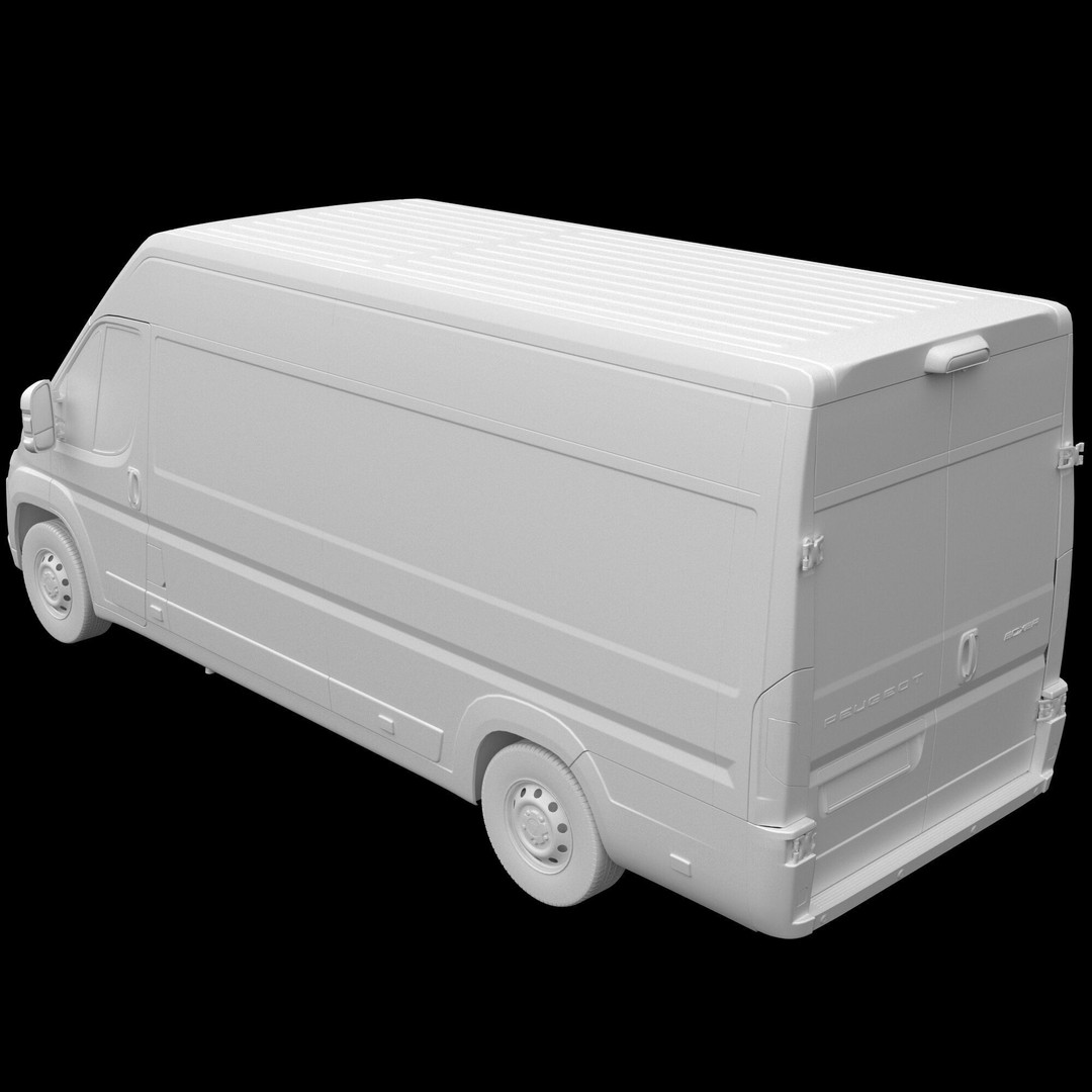 2024 Peugeot BOXER L4H2 3D Model – Detailed Interior, Game-Ready, FBX - View 15