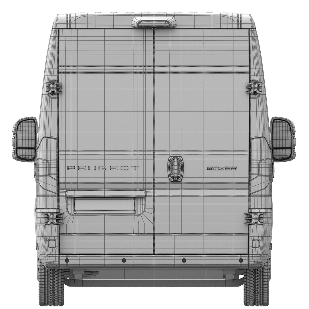 2024 Peugeot BOXER L4H2 3D Model – Detailed Interior, Game-Ready, FBX - View 19