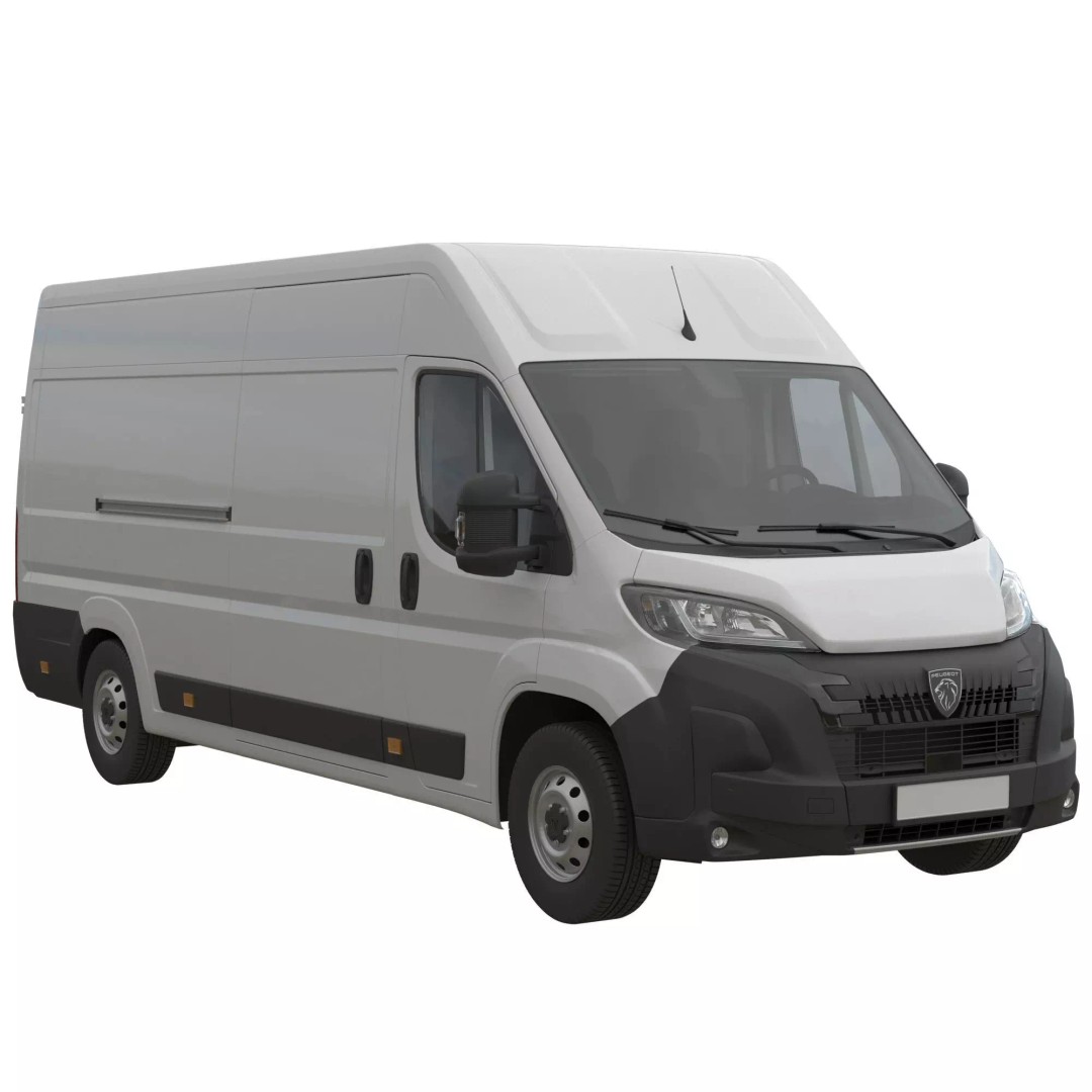 2024 Peugeot BOXER L4H2 3D Model – Detailed Interior, Game-Ready, FBX - View 2