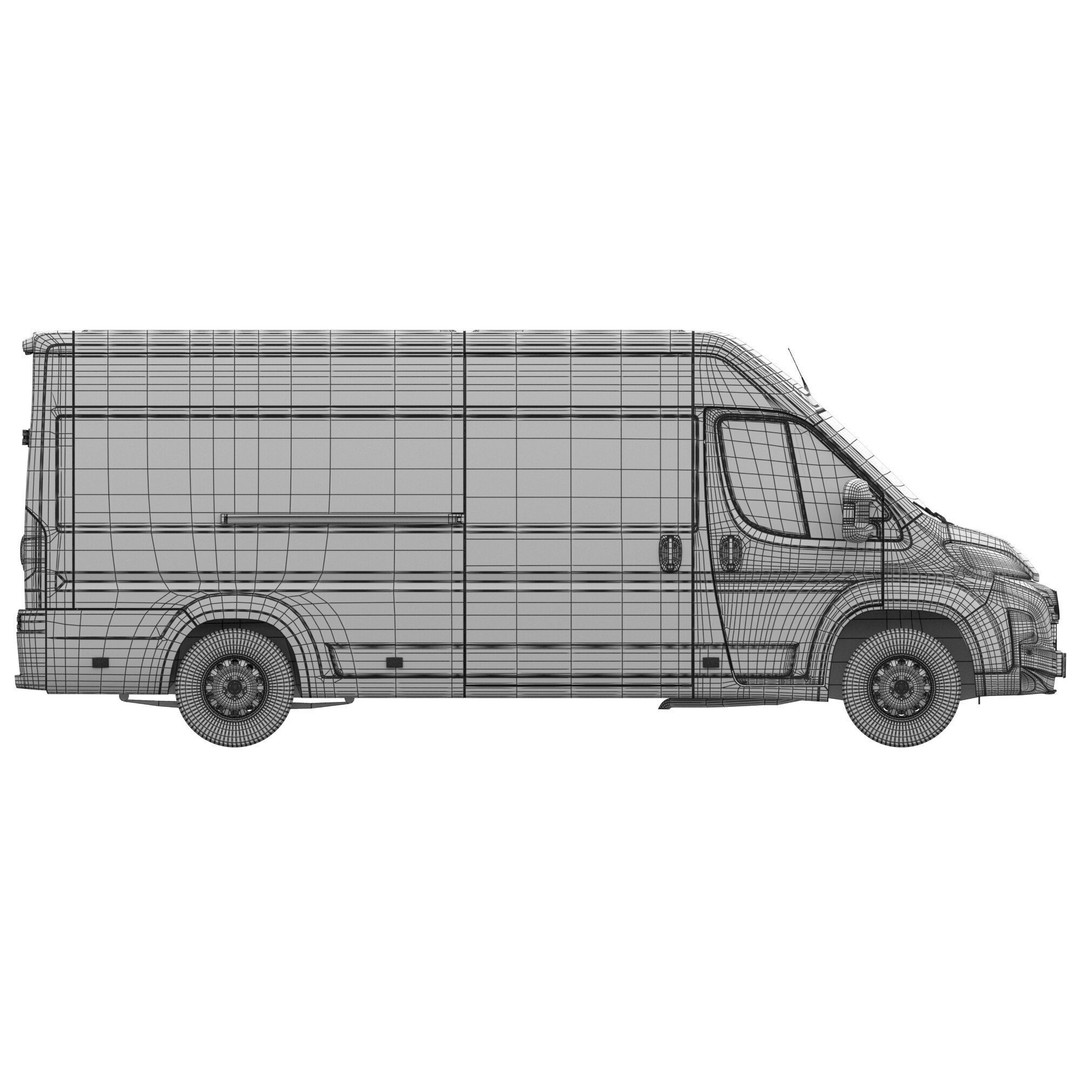 2024 Peugeot BOXER L4H2 3D Model – Detailed Interior, Game-Ready, FBX - View 20