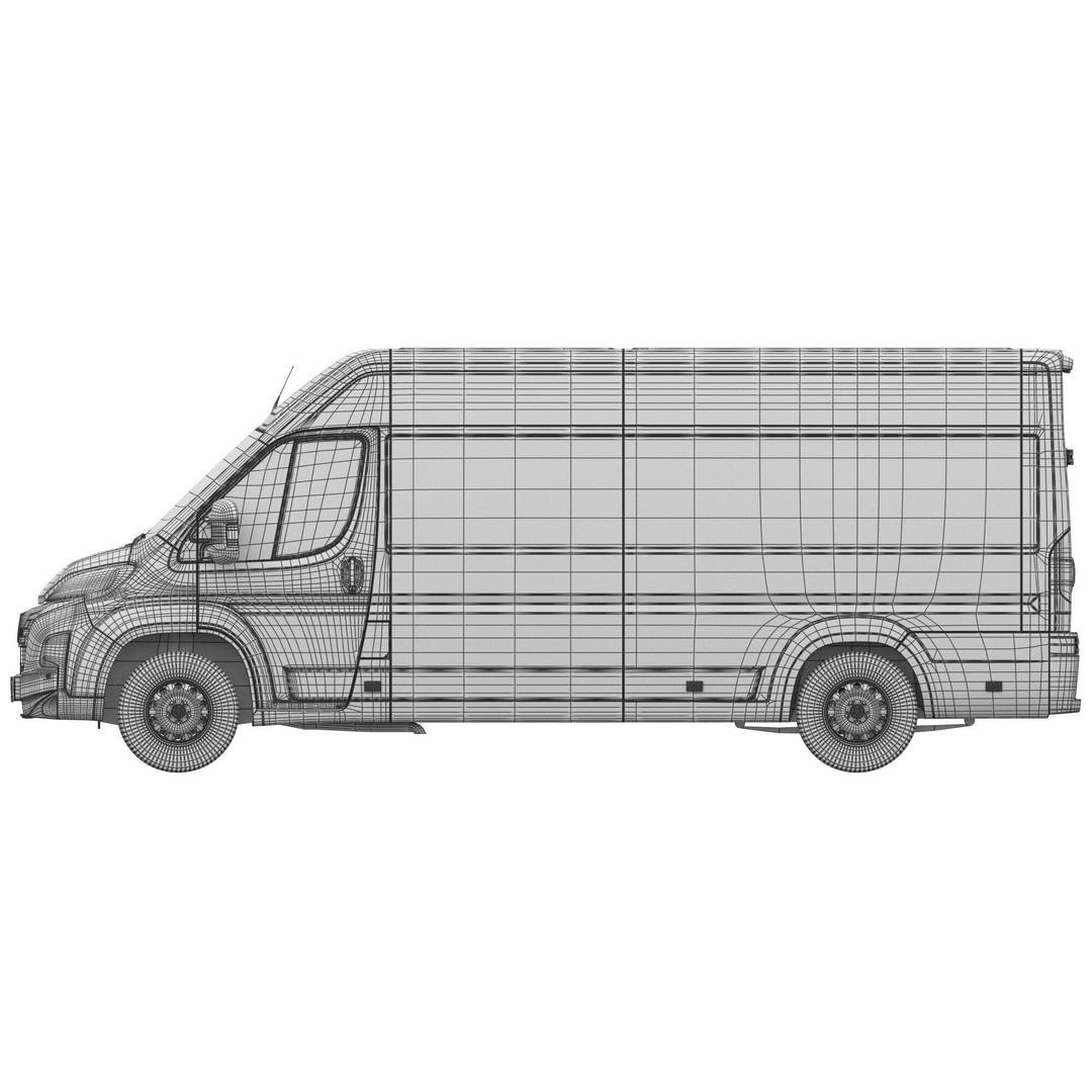 2024 Peugeot BOXER L4H2 3D Model – Detailed Interior, Game-Ready, FBX - View 21