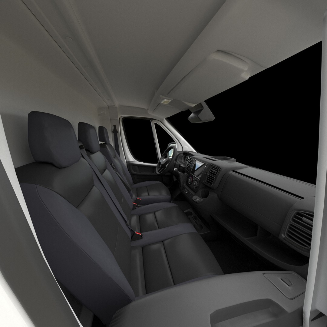 2024 Peugeot BOXER L4H2 3D Model – Detailed Interior, Game-Ready, FBX - View 28