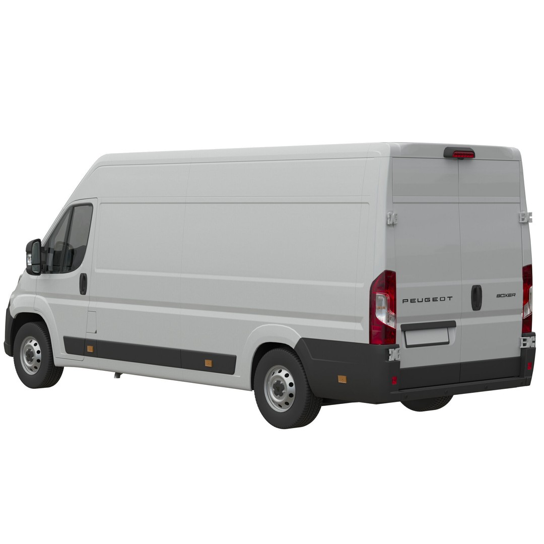2024 Peugeot BOXER L4H2 3D Model – Detailed Interior, Game-Ready, FBX - View 4