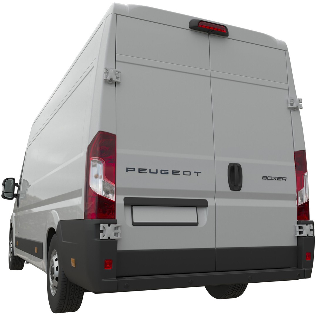 2024 Peugeot BOXER L4H2 3D Model – Detailed Interior, Game-Ready, FBX - View 5