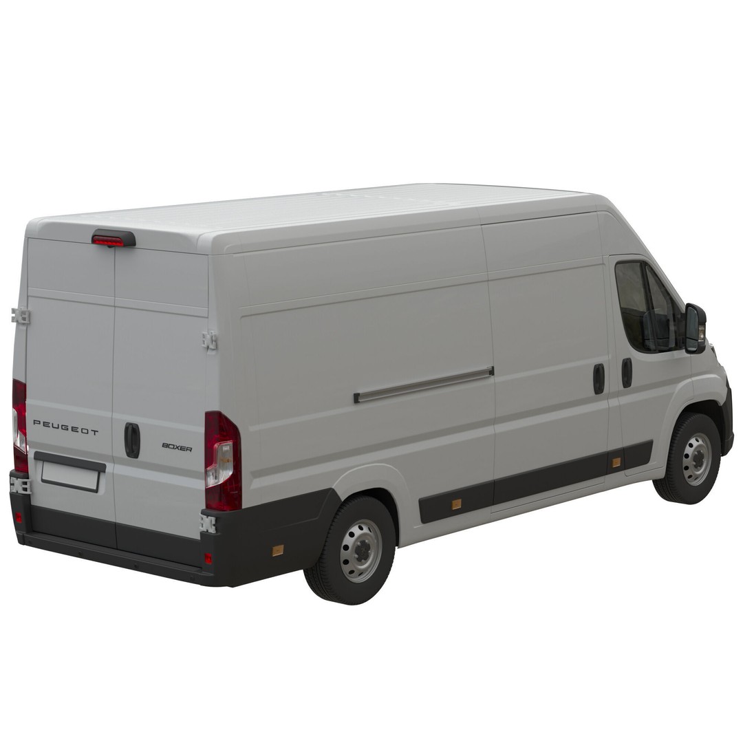 2024 Peugeot BOXER L4H2 3D Model – Detailed Interior, Game-Ready, FBX - View 6