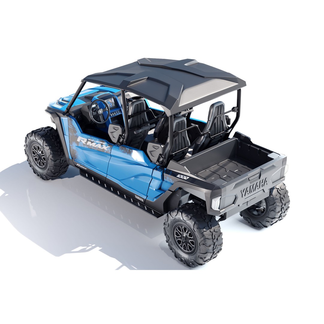 Yamaha Wolverine RMAX 4 1000 LE 3D Model – Realistic Utility Vehicle, FBX - View 5