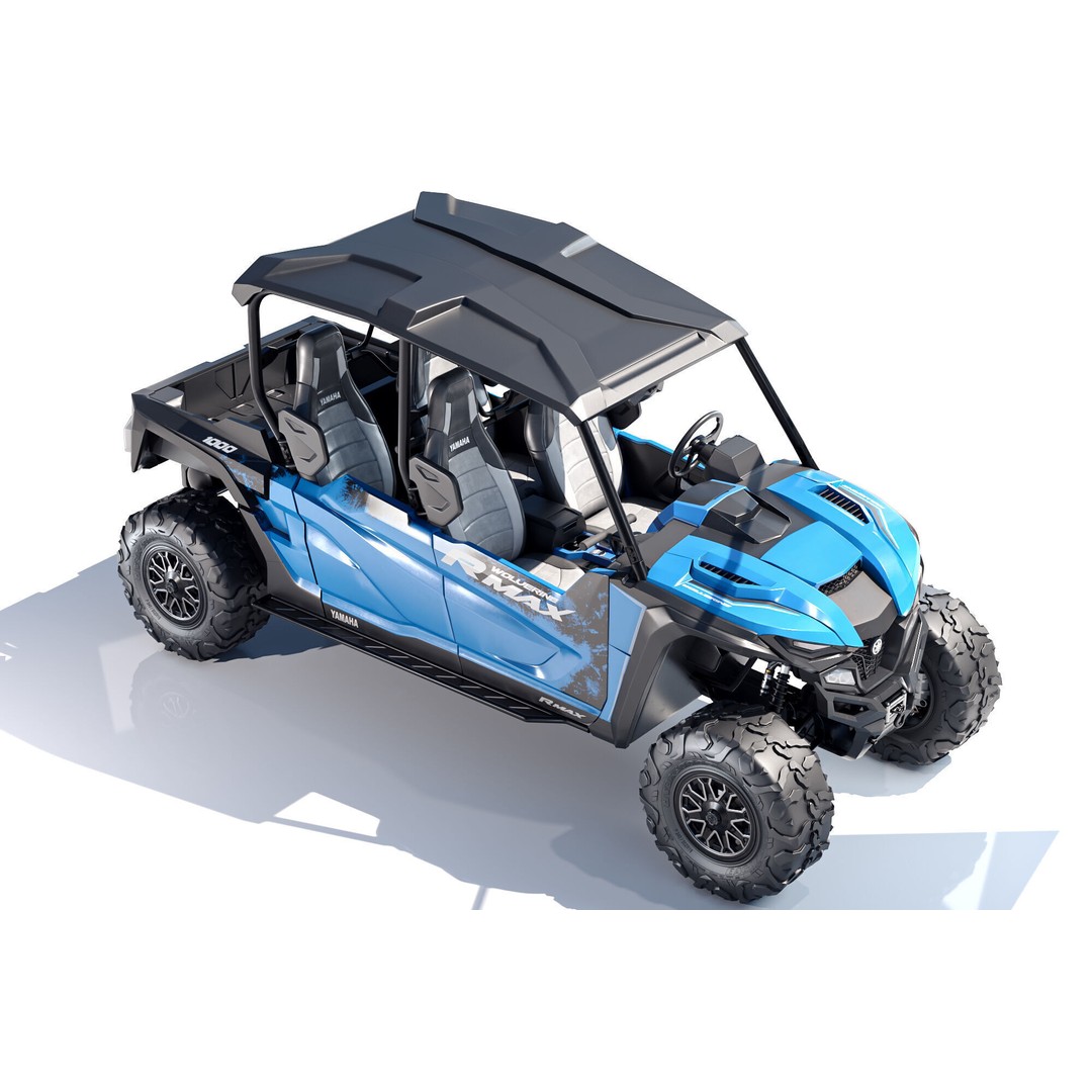 Yamaha Wolverine RMAX 4 1000 LE 3D Model – Realistic Utility Vehicle, FBX - View 6