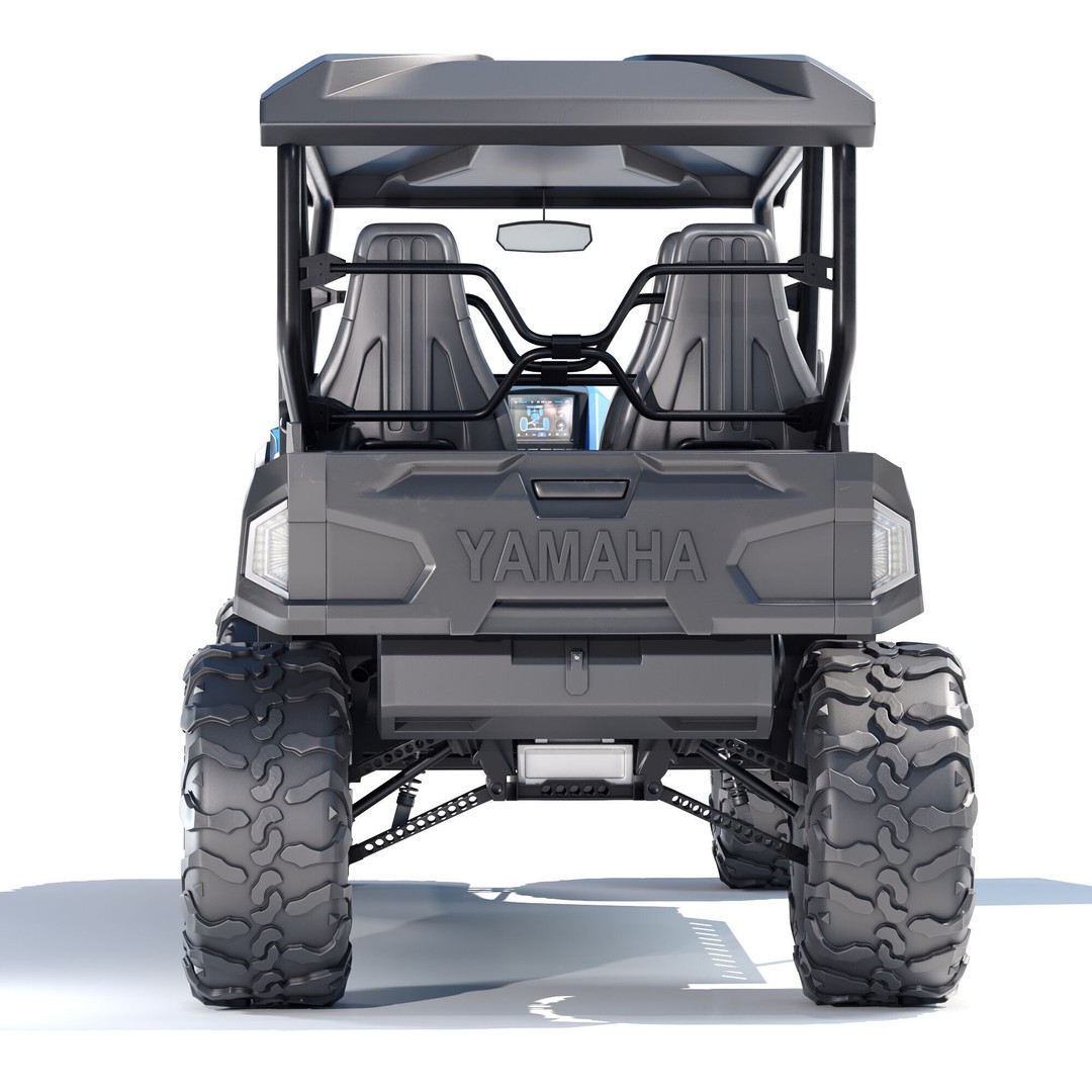 Yamaha Wolverine RMAX 4 1000 LE 3D Model – Realistic Utility Vehicle, FBX - View 8