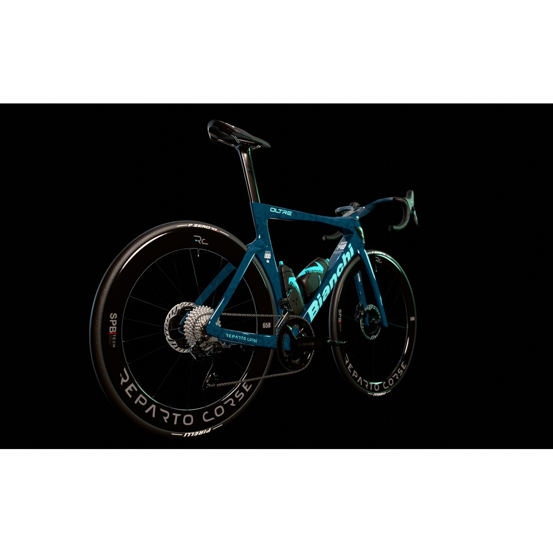 Bianchi Oltre RC 3D Model – High Poly Road Bike with PBR Textures - View 14