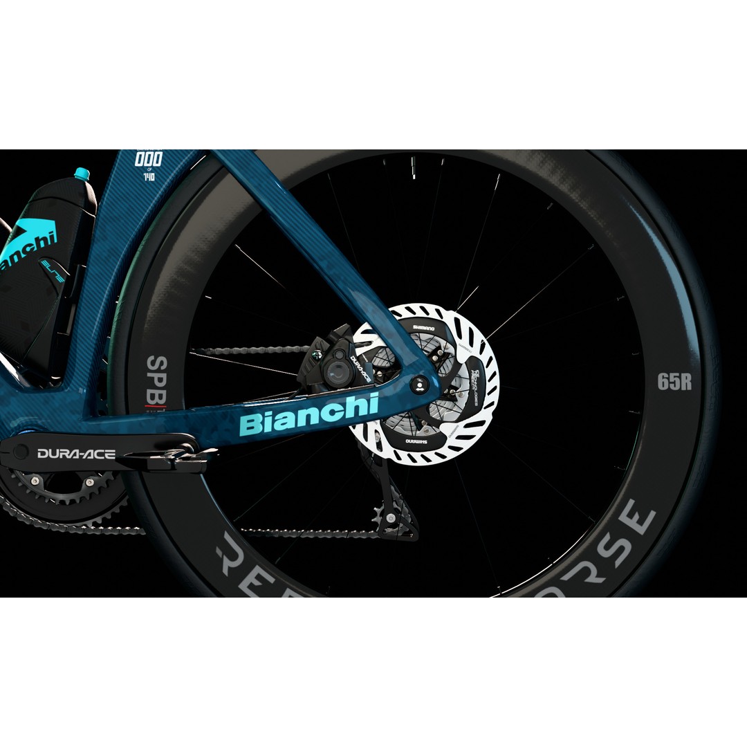 Bianchi Oltre RC 3D Model – High Poly Road Bike with PBR Textures - View 18