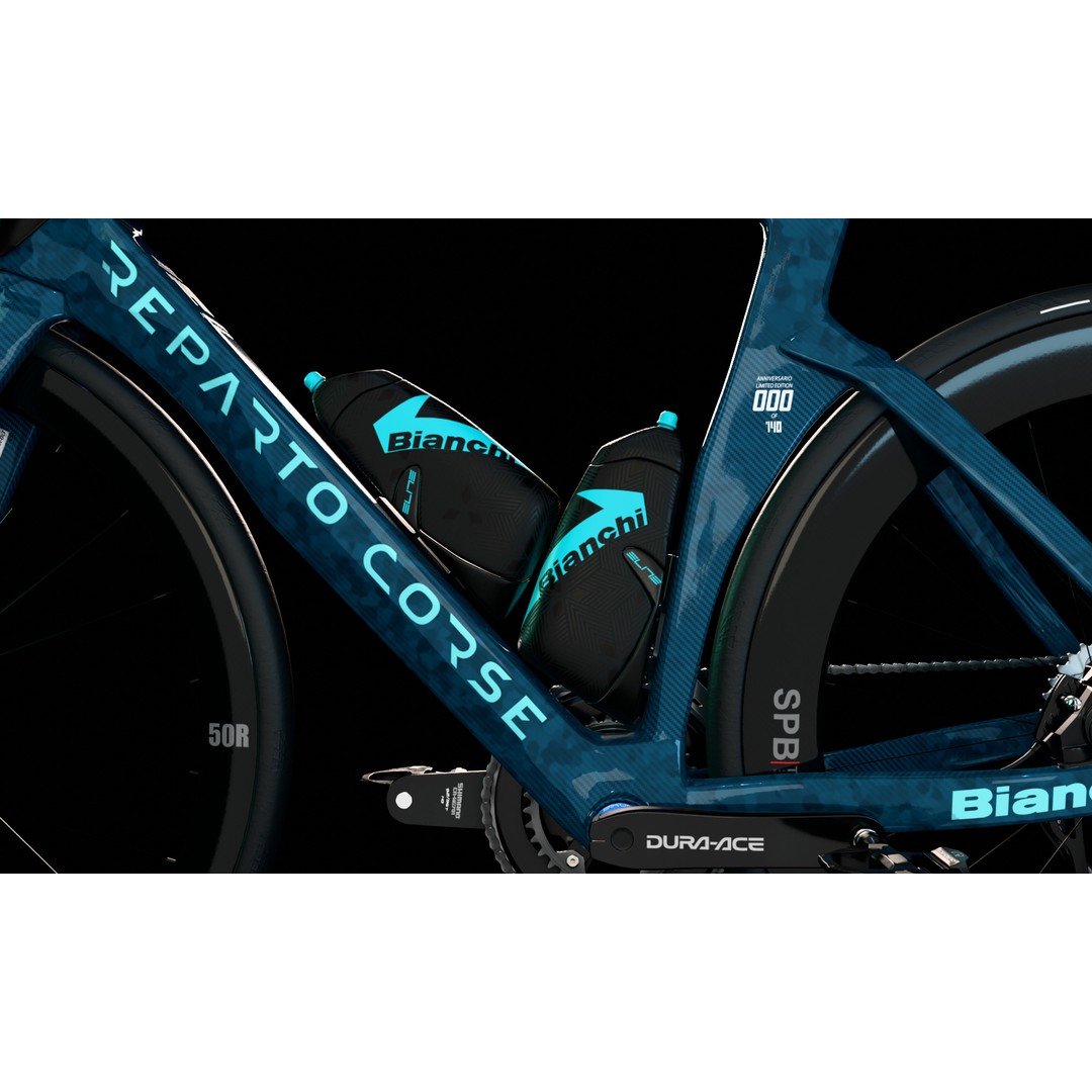 Bianchi Oltre RC 3D Model – High Poly Road Bike with PBR Textures - View 19