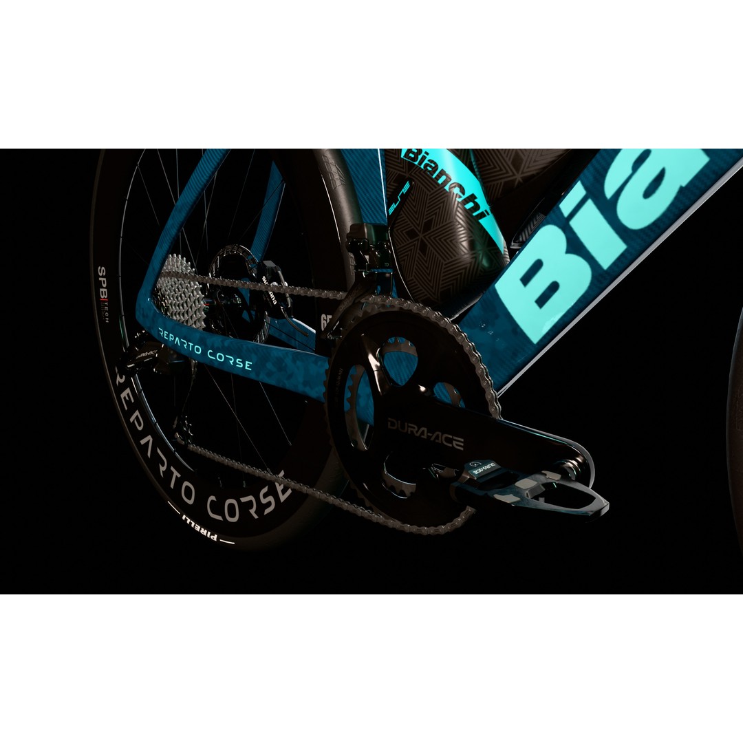 Bianchi Oltre RC 3D Model – High Poly Road Bike with PBR Textures - View 7