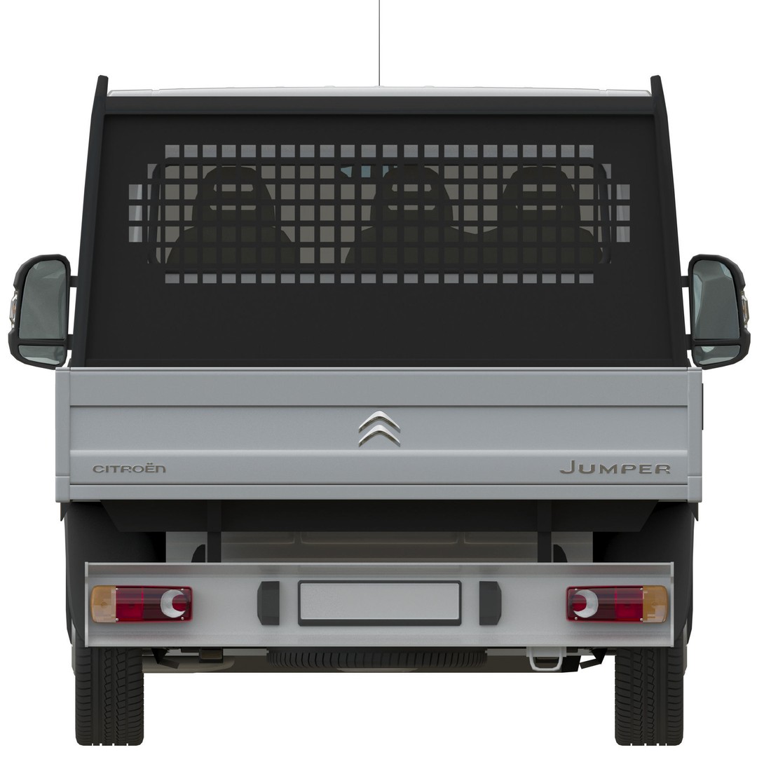 Citroen Jumper L4H1 3D Model – Low Roof Commercial Van, FBX, OBJ - View 10