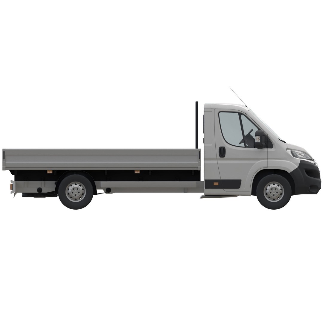 Citroen Jumper L4H1 3D Model – Low Roof Commercial Van, FBX, OBJ - View 11