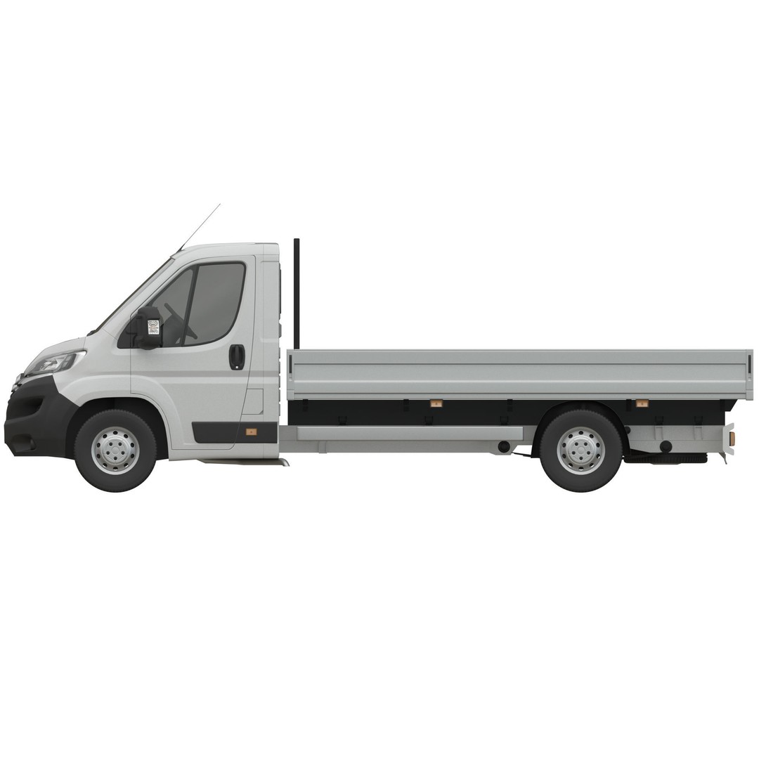 Citroen Jumper L4H1 3D Model – Low Roof Commercial Van, FBX, OBJ - View 12