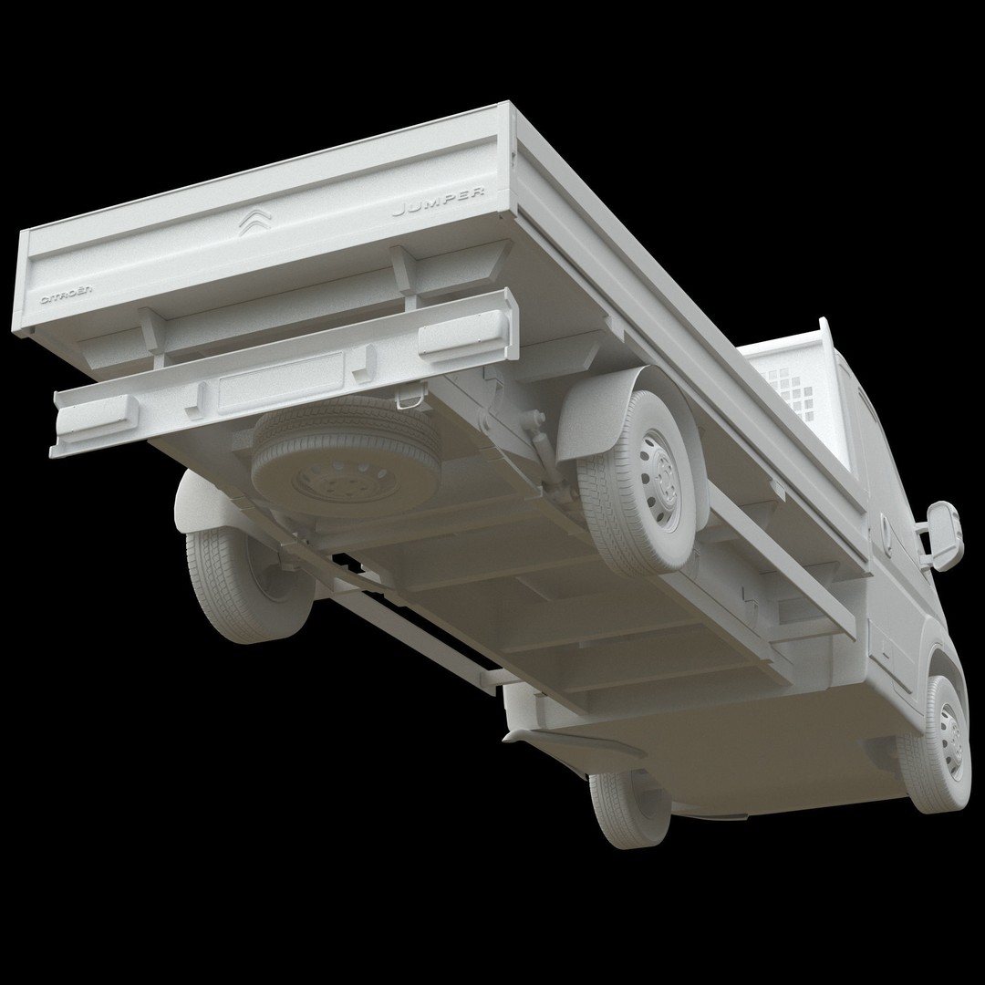 Citroen Jumper L4H1 3D Model – Low Roof Commercial Van, FBX, OBJ - View 15