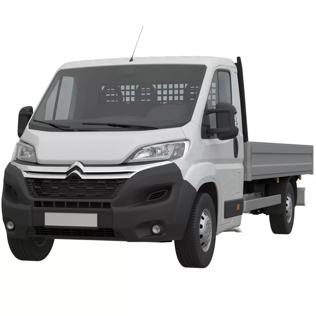 Citroen Jumper L4H1 3D Model – Low Roof Commercial Van, FBX, OBJ - View 2