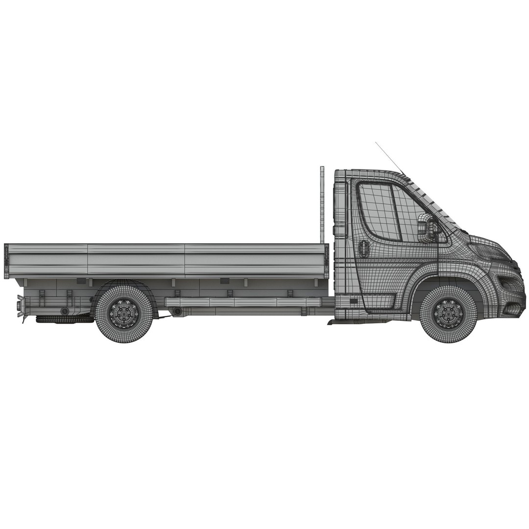 Citroen Jumper L4H1 3D Model – Low Roof Commercial Van, FBX, OBJ - View 21