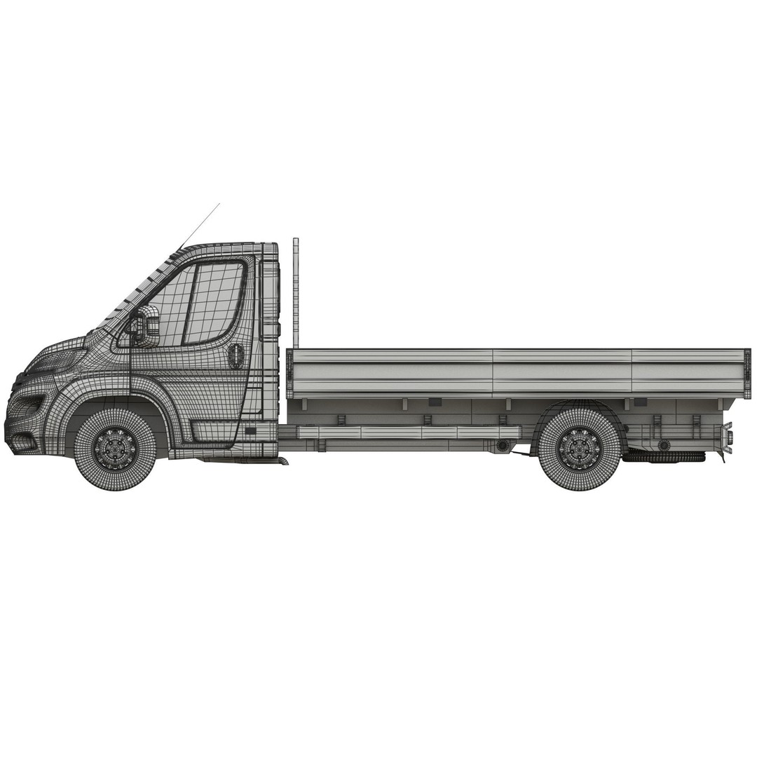 Citroen Jumper L4H1 3D Model – Low Roof Commercial Van, FBX, OBJ - View 22