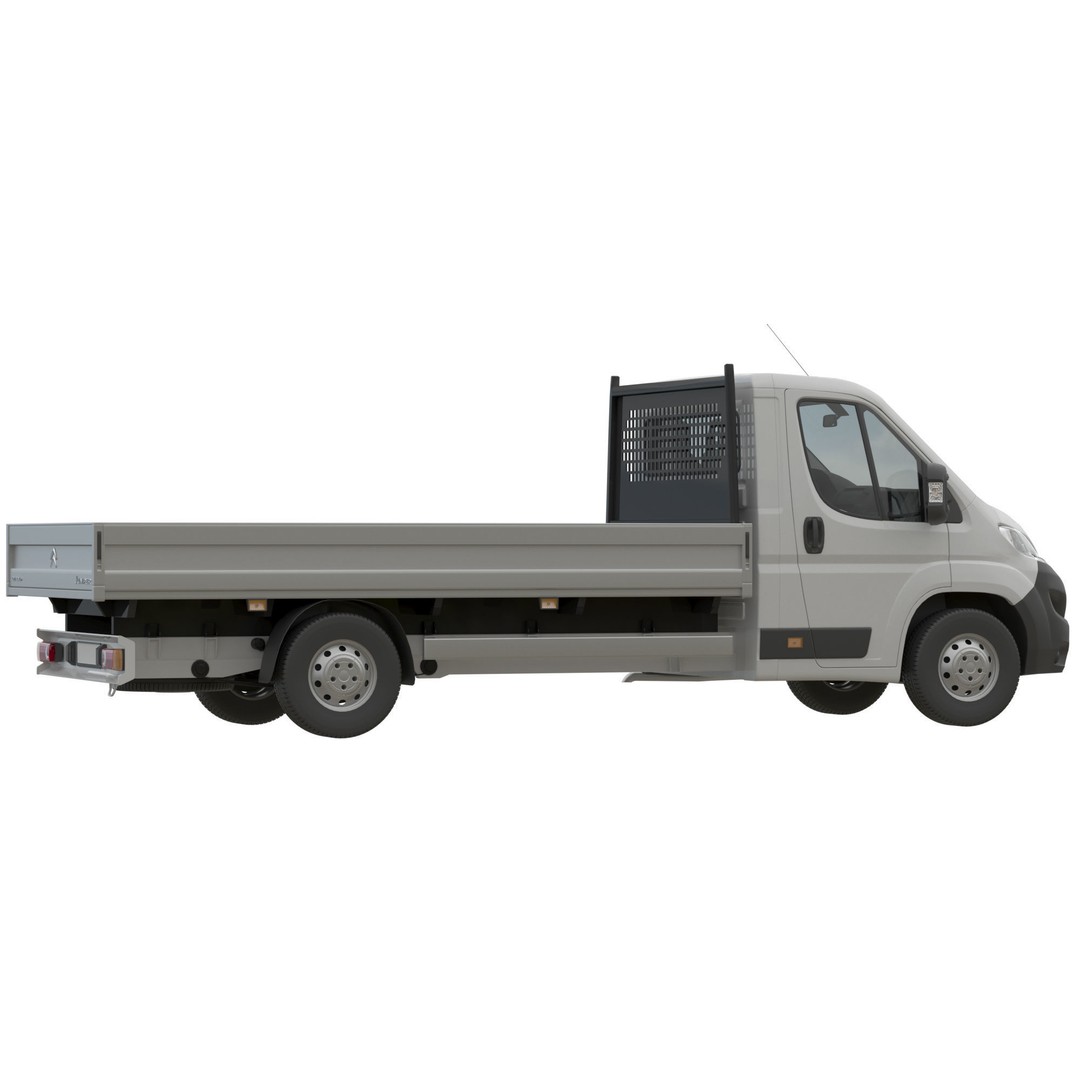 Citroen Jumper L4H1 3D Model – Low Roof Commercial Van, FBX, OBJ - View 4
