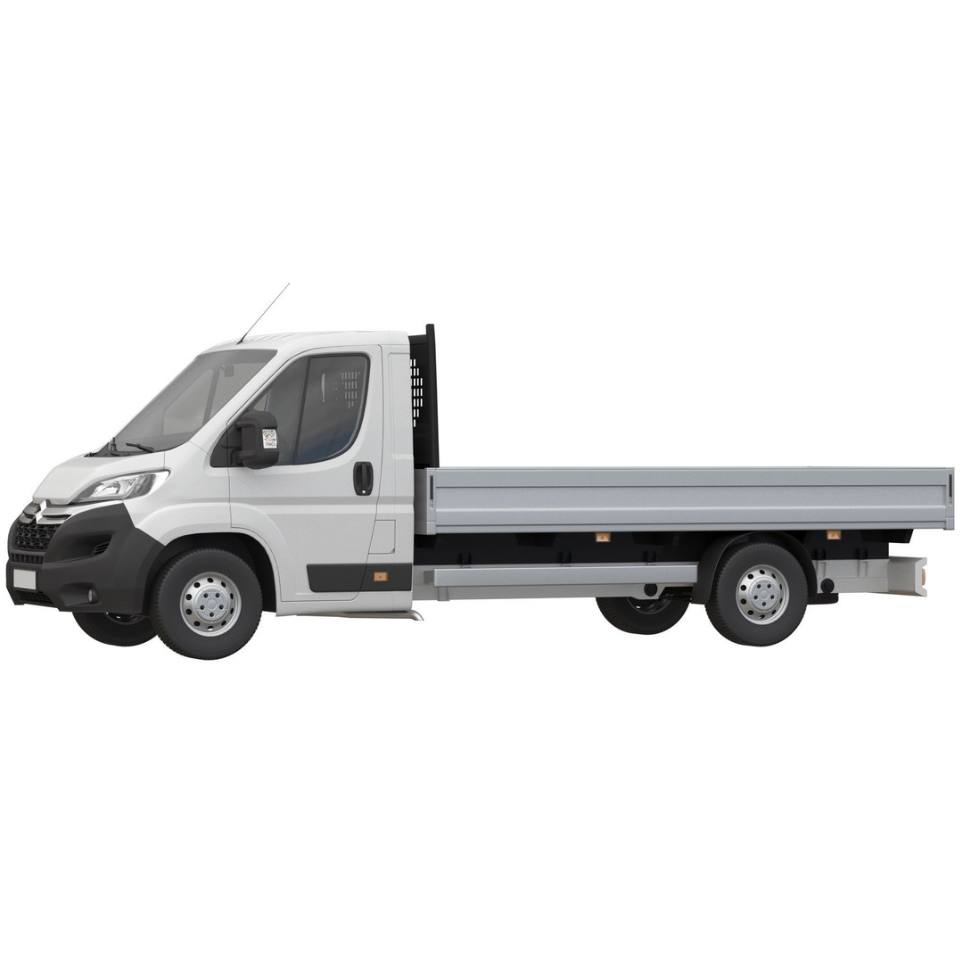 Citroen Jumper L4H1 3D Model – Low Roof Commercial Van, FBX, OBJ - View 5