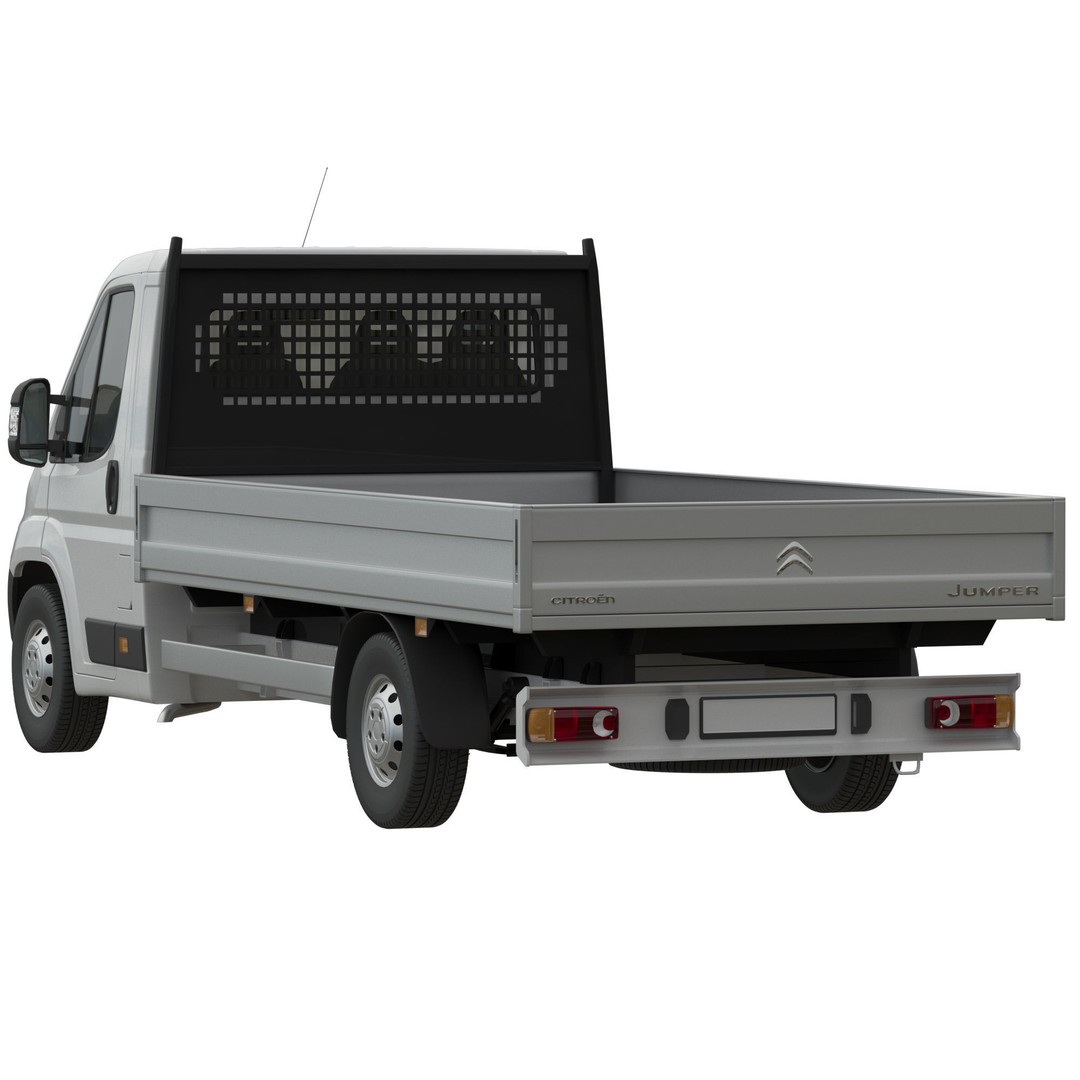 Citroen Jumper L4H1 3D Model – Low Roof Commercial Van, FBX, OBJ - View 6