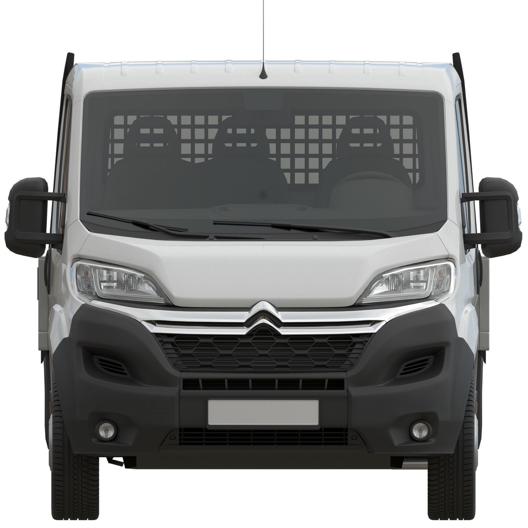 Citroen Jumper L4H1 3D Model – Low Roof Commercial Van, FBX, OBJ - View 9