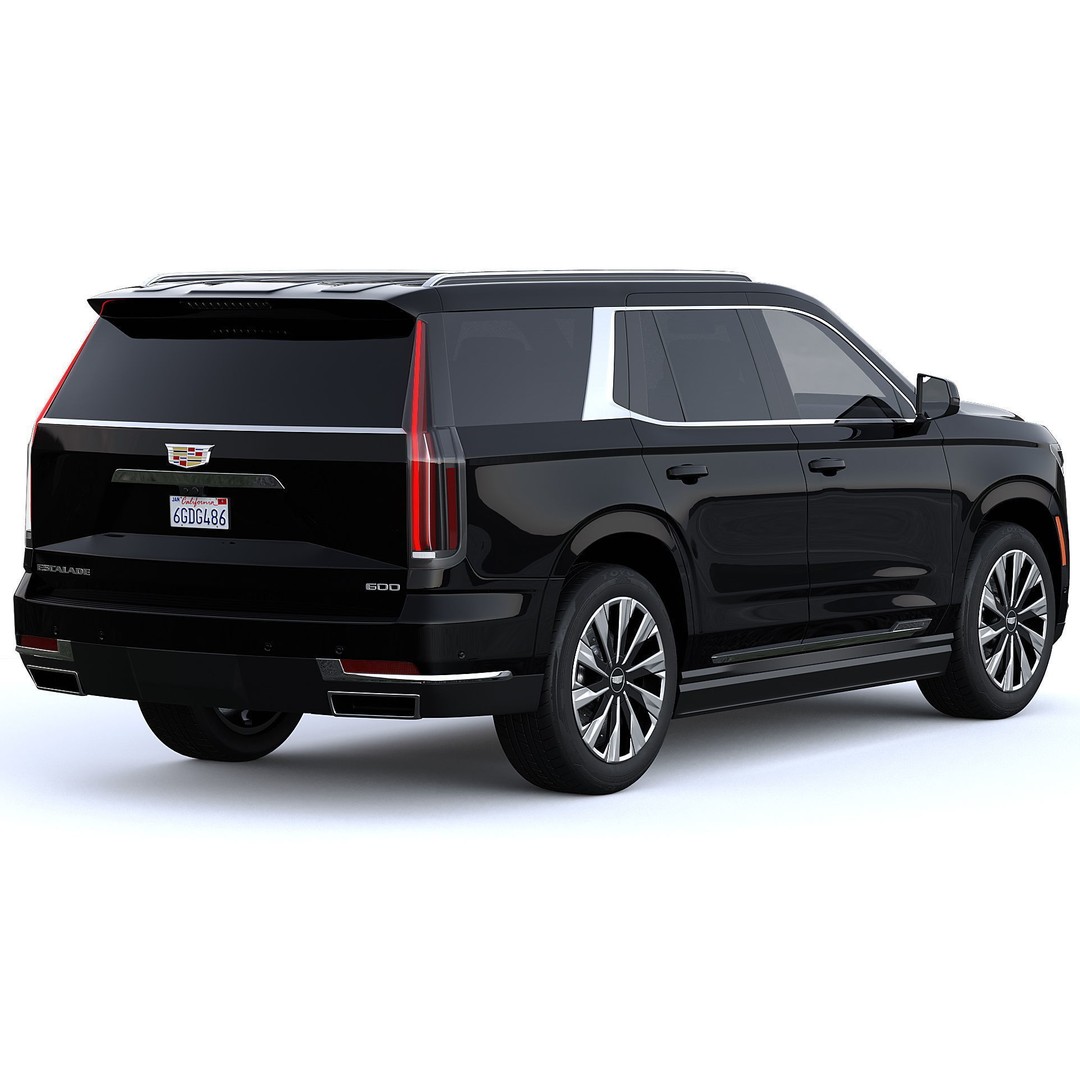 Cadillac Escalade 3D Model – Luxury SUV, PBR Textures, FBX - View 12