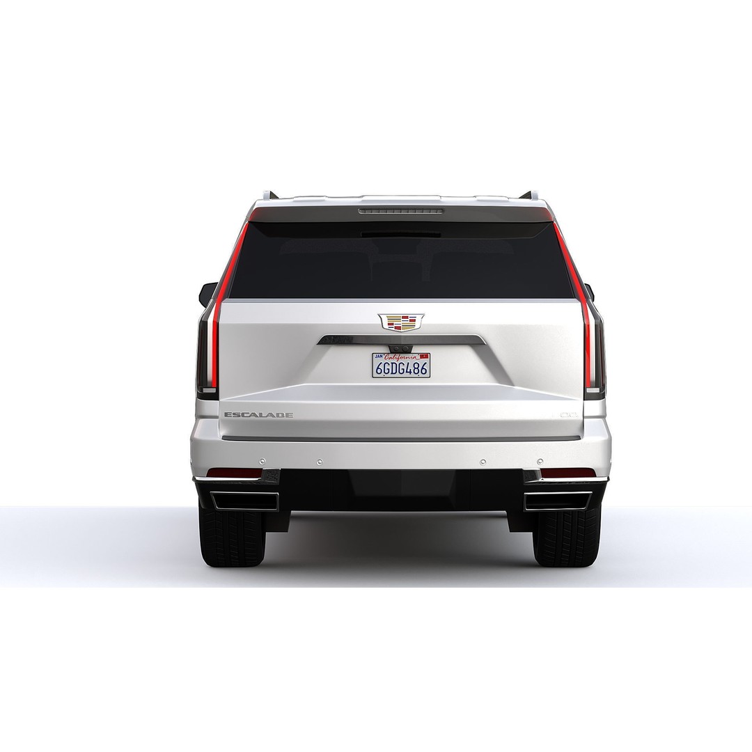 Cadillac Escalade 3D Model – Luxury SUV, PBR Textures, FBX - View 7