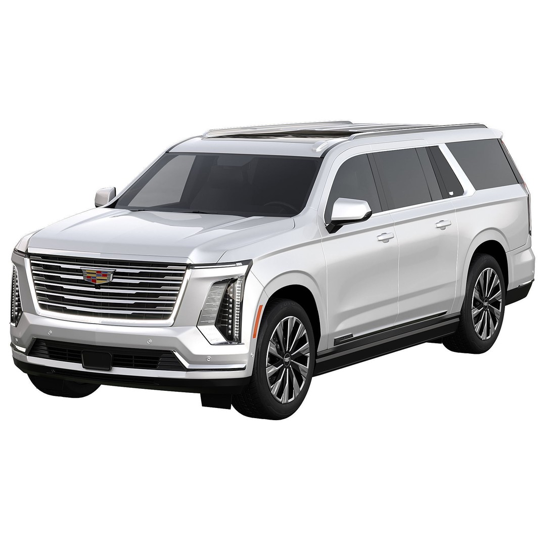 Cadillac Escalade 3D Model – Luxury SUV, PBR Textures, FBX - View 8