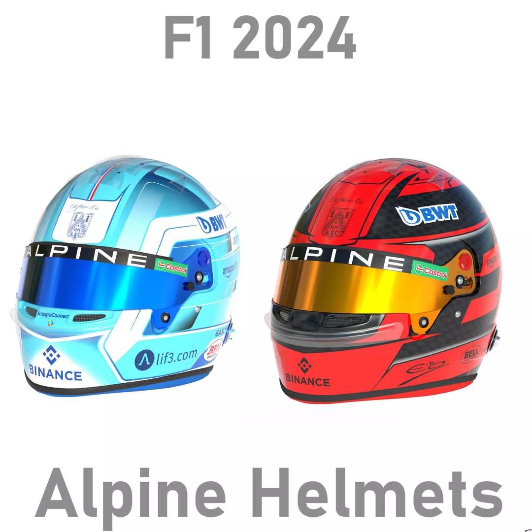 Alpine Helmets 3D Model – High Detail PBR Game Asset, FBX, OBJ - View 2