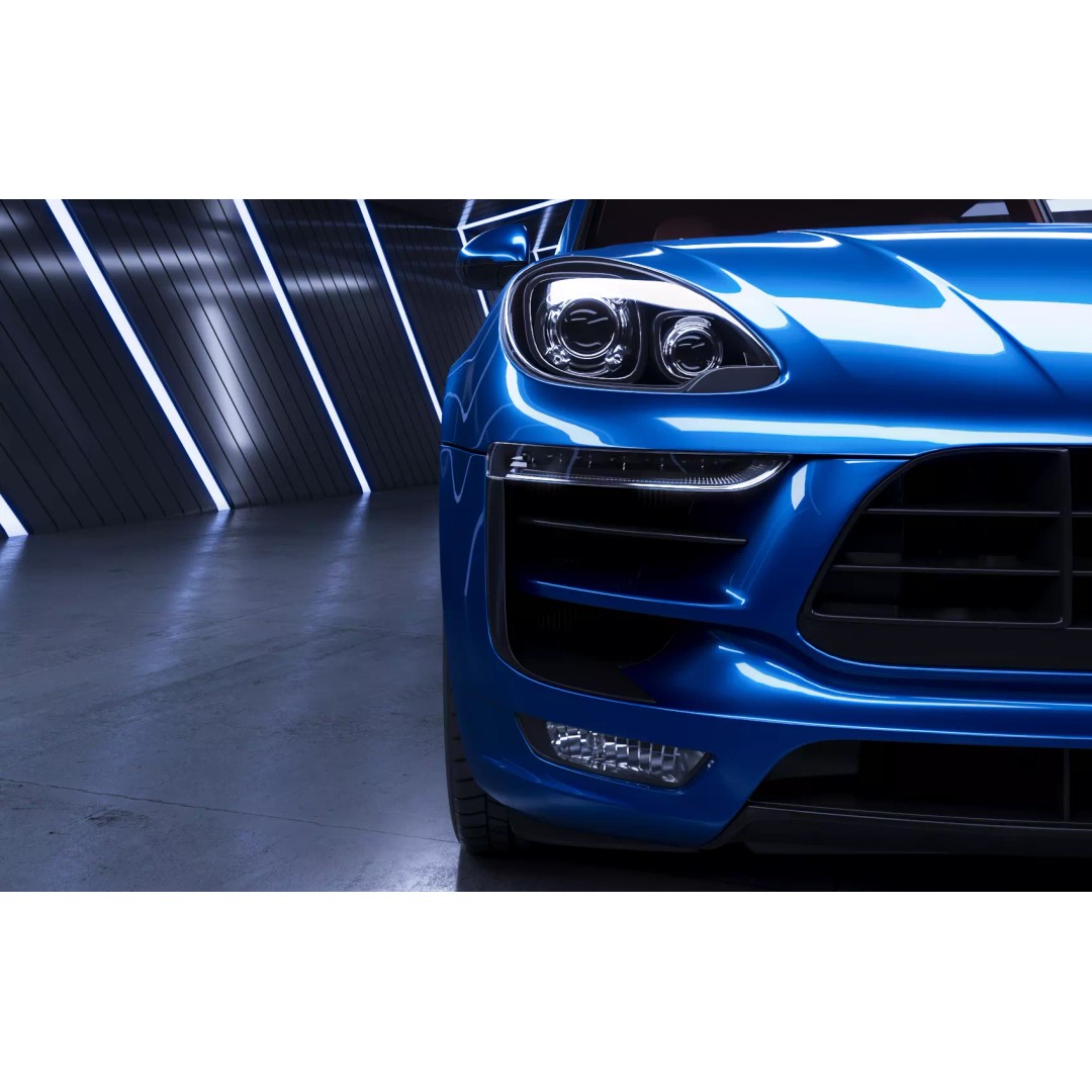Porsche Macan GTS 3D Model – High Poly Game Asset, FBX, OBJ - View 2