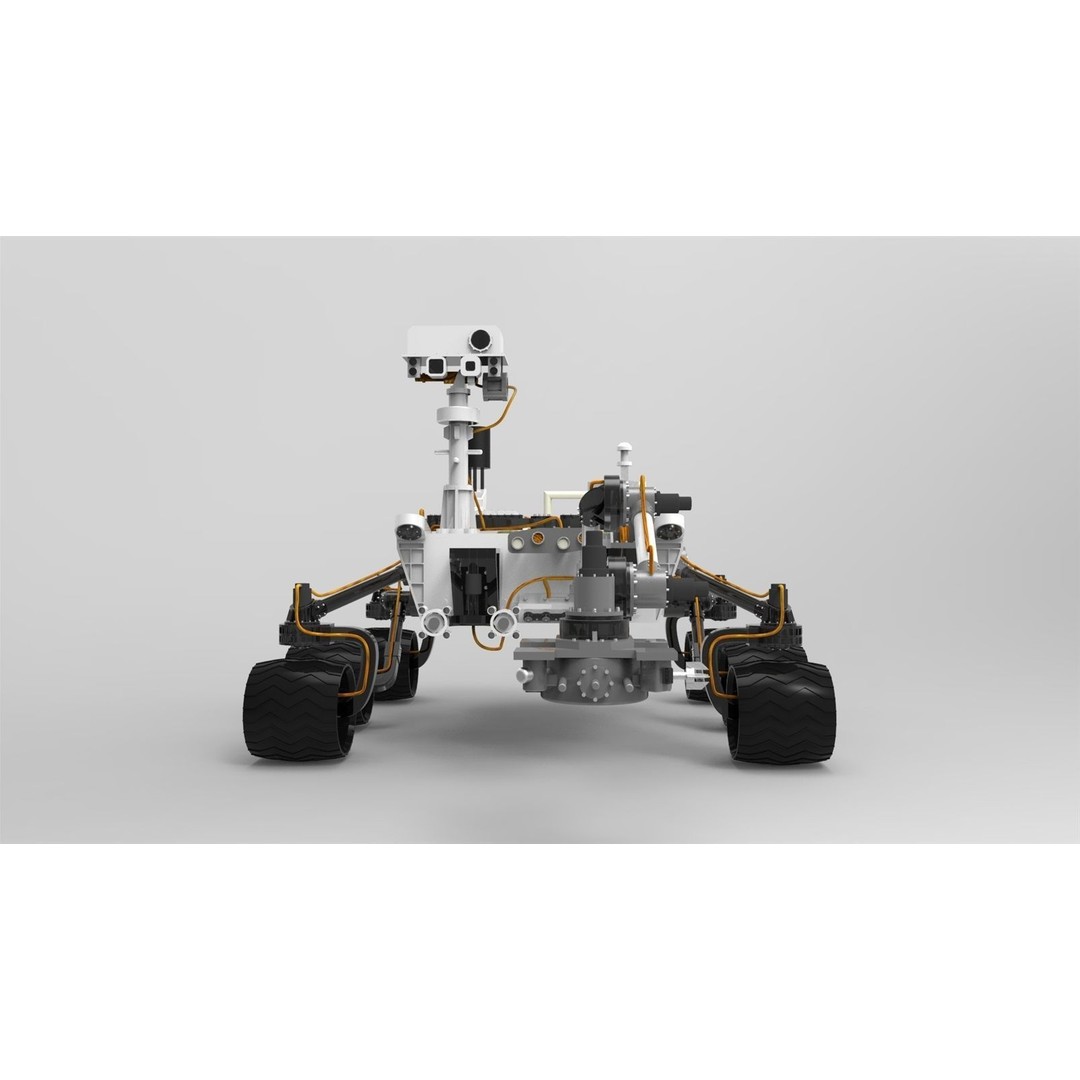 Curiosity Mars Rover 3D Model – Detailed Space Asset, FBX, Blender - View 5