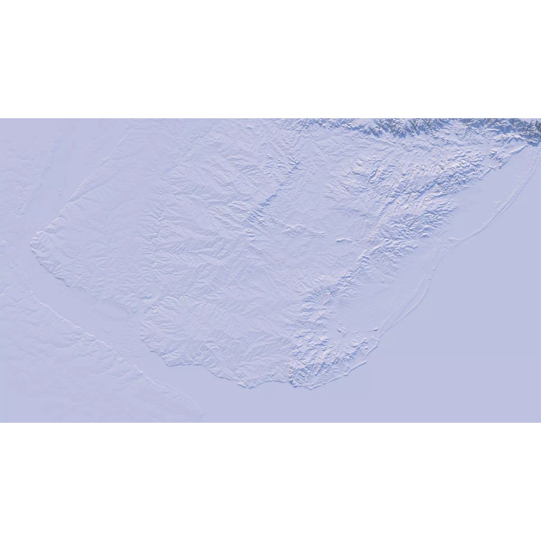 Uruguay Map 3D Model – Realistic Satellite Terrain, FBX & OBJ - View 19
