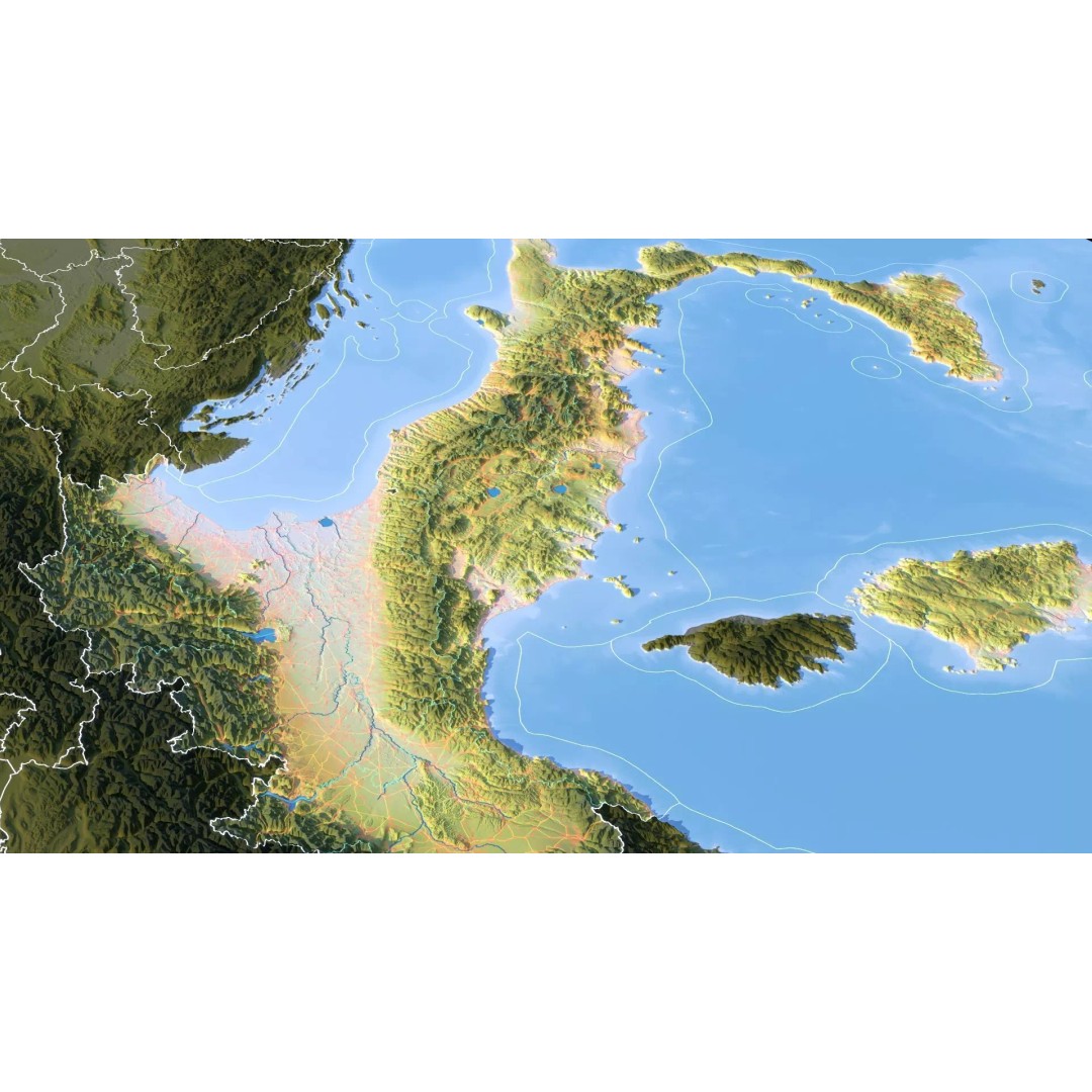 Italy Map 3D Model – Realistic Satellite Terrain, FBX & OBJ Formats - View 16