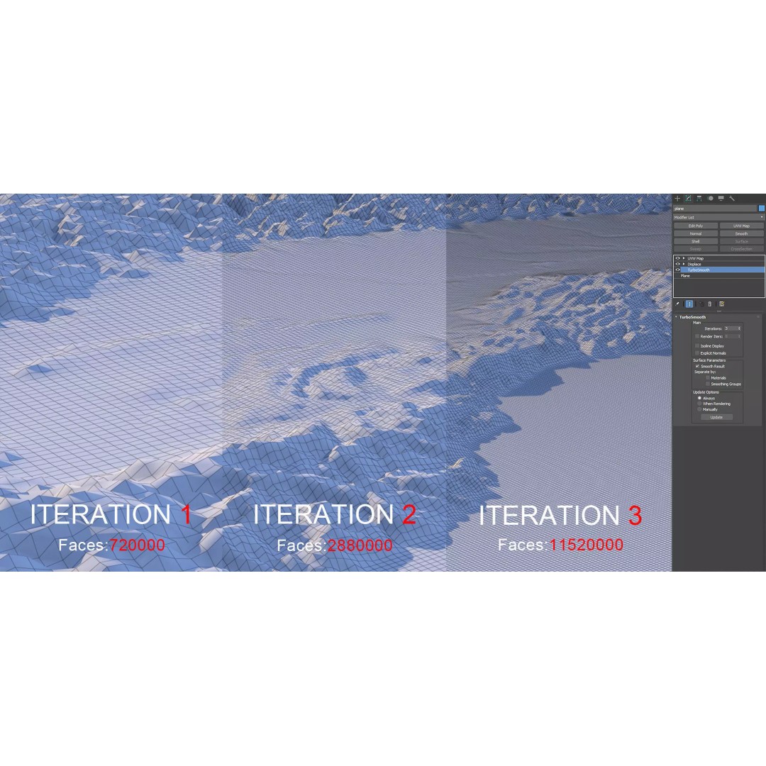 Italy Map 3D Model – Realistic Satellite Terrain, FBX & OBJ Formats - View 20