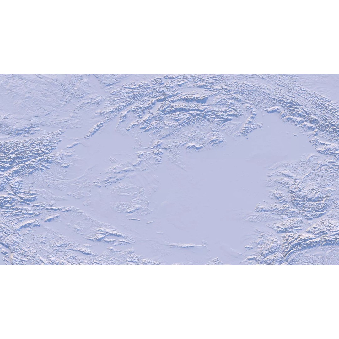 Hungary Map 3D Model – Realistic Satellite Terrain, 15K Textures - View 21