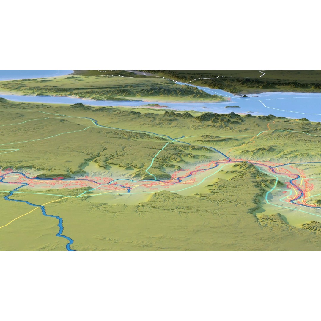 Egypt Map 3D Model – Realistic Terrain with 23K Textures, FBX, OBJ - View 18