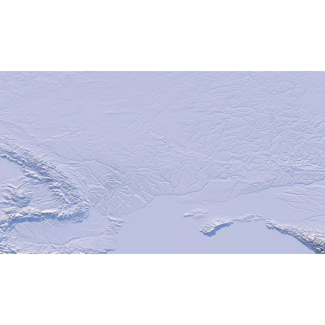 Ukraine Map 3D Model – Realistic Satellite Terrain, FBX, OBJ - View 21
