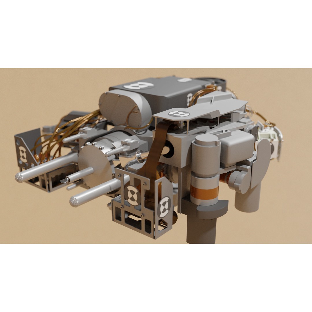 Curiosity Rover 3D Model – Detailed Space Exploration Asset, Blender - View 10