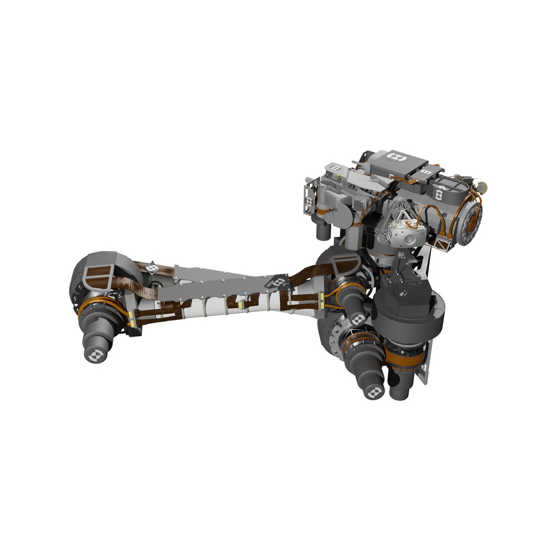 Curiosity Rover 3D Model – Detailed Space Exploration Asset, Blender - View 22