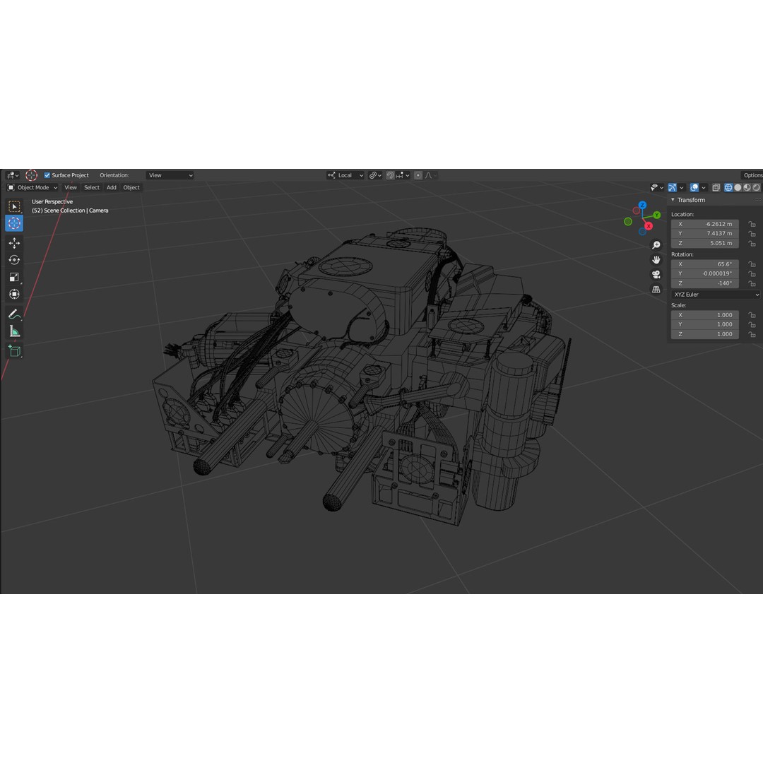 Curiosity Rover 3D Model – Detailed Space Exploration Asset, Blender - View 30