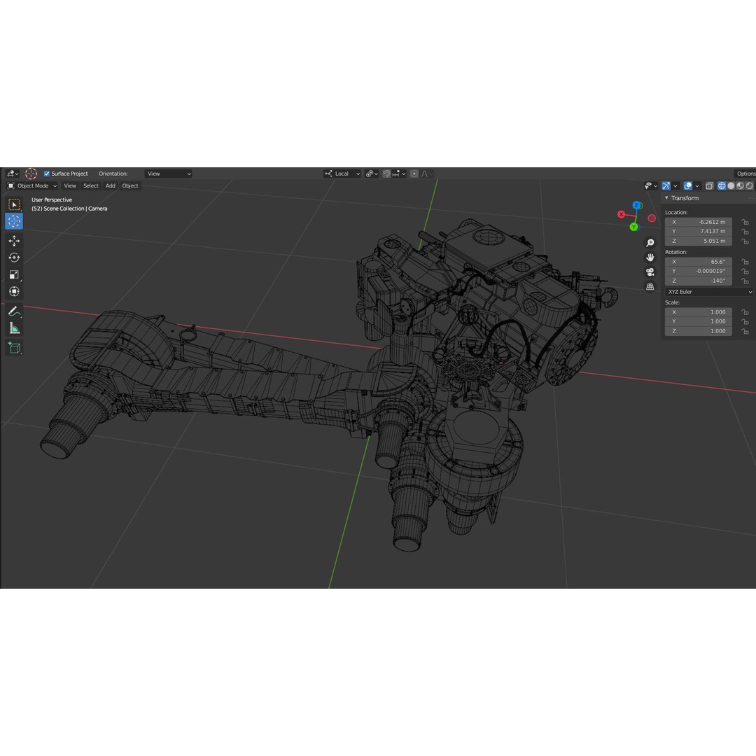 Curiosity Rover 3D Model – Detailed Space Exploration Asset, Blender - View 31