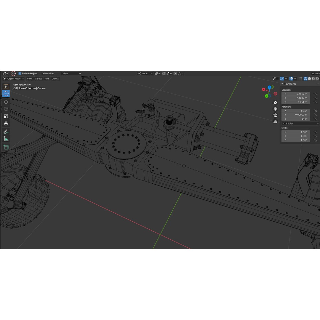 Curiosity Rover 3D Model – Detailed Space Exploration Asset, Blender - View 36